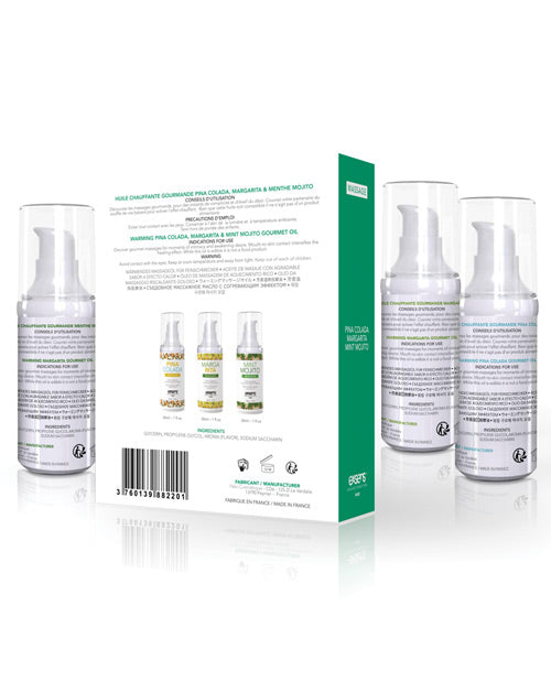 Exsens Of Paris Let's Celebrate Massage Oil Set Massage Oils, Lotions, Creams And Gels - Tophatter Daily Deals