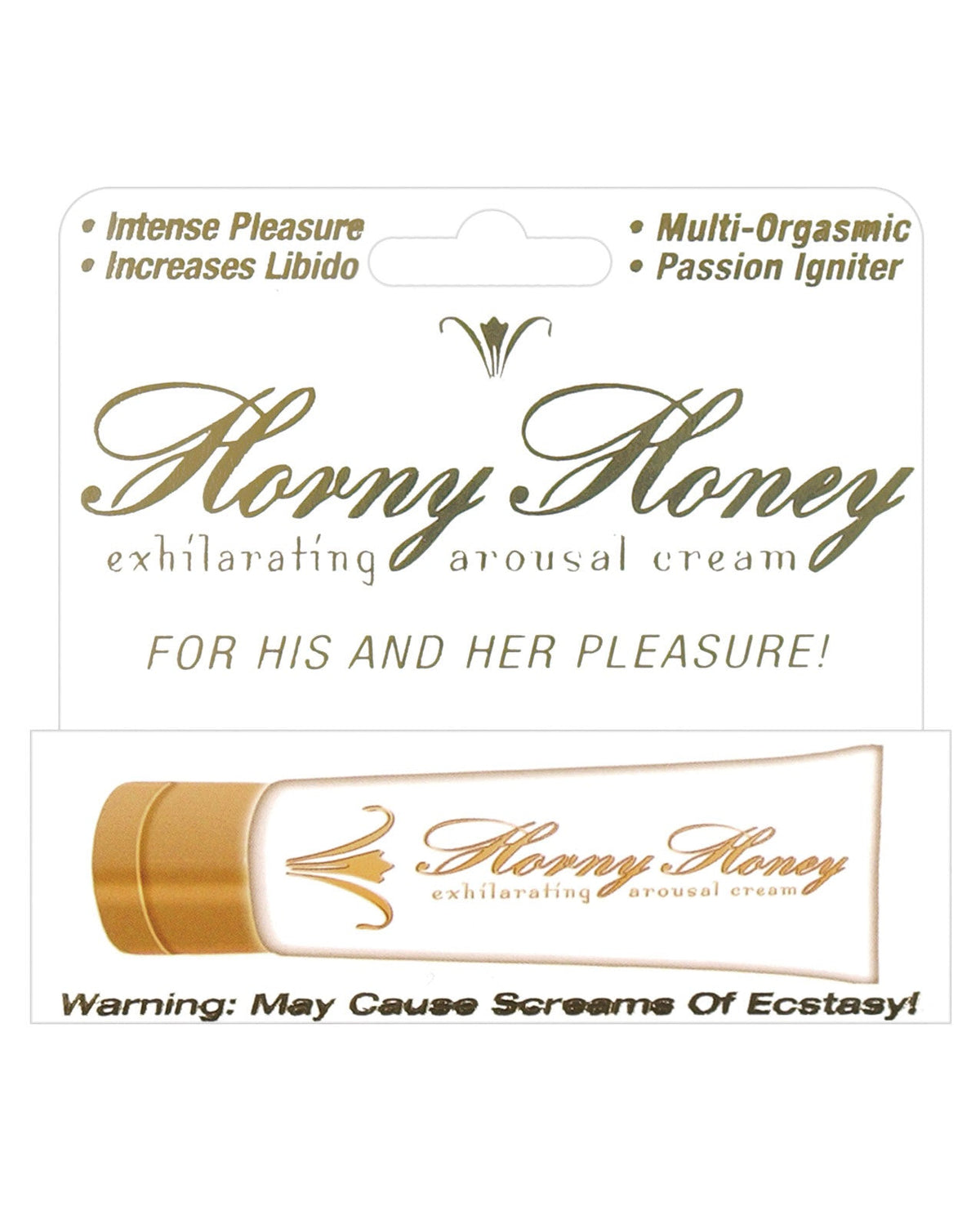 Horny Honey Stimulating Arousal Cream - 1 Oz Default Title Sexual Enhancers - Tophatter Daily Deals