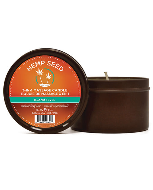 Earthly Body Summer 2019 Massage Candle - 6 Oz Island Fever Default Title Setting The Mood - Tophatter Daily Deals