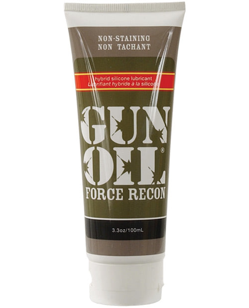 Gun Oil Force Recon Hybrid Silicone Based Lube - 3.3 Oz Tube Default Title Lubes - Tophatter Daily Deals