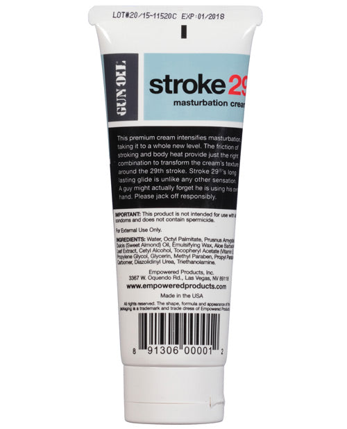 Stroke 29 Masturbation Cream - 6.7 Oz Tube Lubes - Tophatter Daily Deals