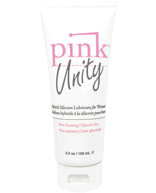 Pink Unity Hybrid Silicone Based Lubricant - 3.3 Oz Tube Default Title Lubes - Tophatter Daily Deals