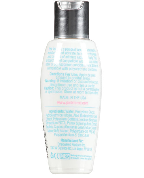 Pink Water Lube - 2.8 Oz Flip Top Bottle Lubes - Tophatter Daily Deals