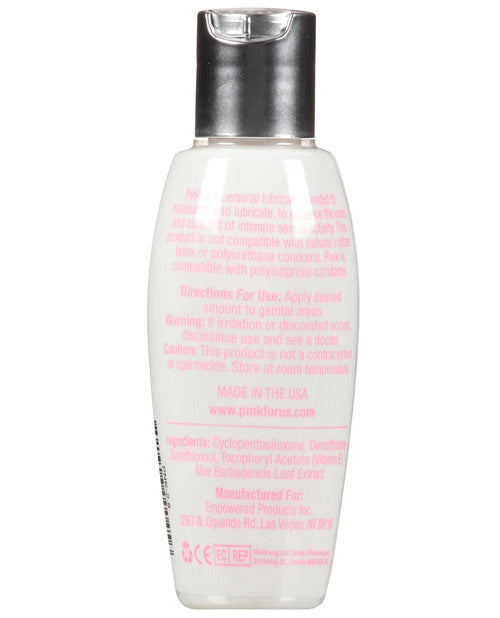 Pink Silicone Lube - 2.8 Oz Flip Top Bottle Lubes - Tophatter Daily Deals