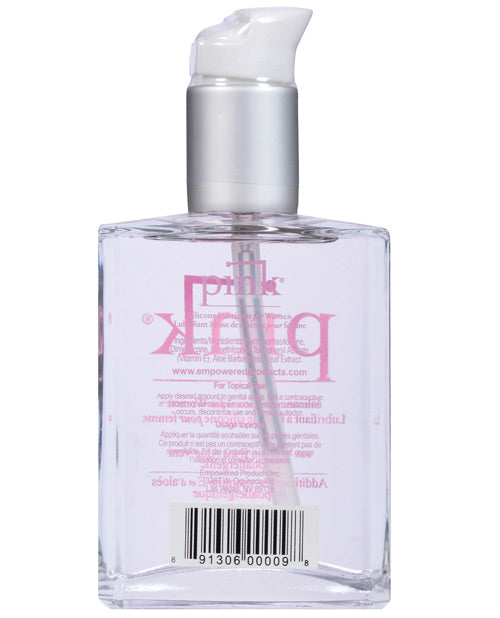 Pink Silicone Lube - 4 Oz Glass Bottle Lubes - Tophatter Daily Deals