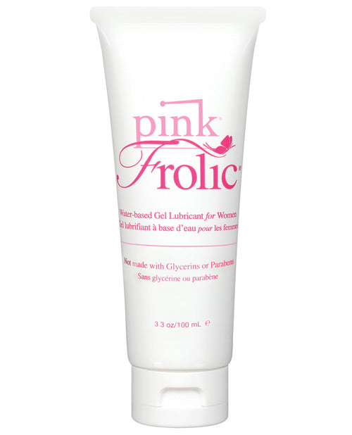 Pink Frolic Gel Lubricant - 3.3 Oz Flip Top Tube Default Title Lubes - Tophatter Daily Deals