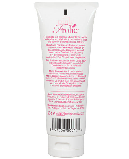 Pink Frolic Gel Lubricant - 3.3 Oz Flip Top Tube Lubes - Tophatter Daily Deals
