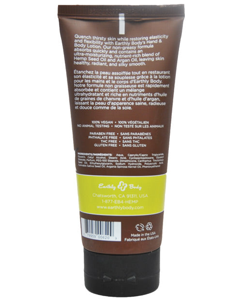 Earthly Body Velvet Lotion - 7 Oz Tube Nag Champa Massage Oils, Lotions, Creams & Gels - Tophatter Daily Deals