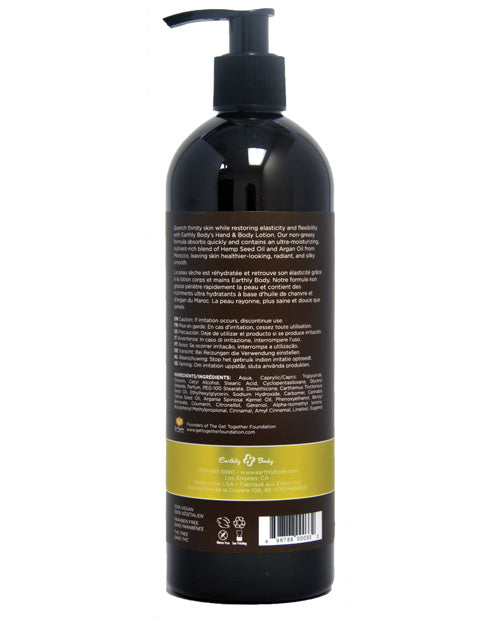 Earthly Body Velvet Lotion - 16 Oz Nag Champa Massage Oils, Lotions, Creams & Gels - Tophatter Daily Deals