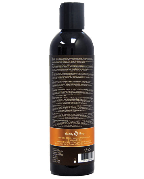 Earthly Body Massage & Body Oil - 8 Oz Dreamsicle Massage Oils, Lotions, Creams And Gels - Tophatter Daily Deals