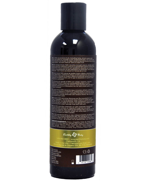 Earthly Body Massage & Body Oil - 8 Oz Nag Champa Massage Oils, Lotions, Creams And Gels - Tophatter Daily Deals