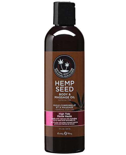 Earthly Body Massage & Body Oil - 8 Oz High Tide Default Title Massage Oils, Lotions, Creams And Gels - Tophatter Daily Deals