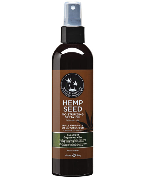 Earthly Body Moisturizing Oil Spray - 8 Oz Guavalava Default Title Massage Oils, Lotions, Creams And Gels - Tophatter Daily Deals