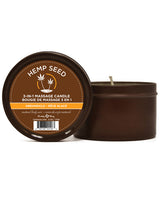 Earthly Body Suntouched Hemp Candle - 6 Oz Round Tin Dreamsicle Default Title Setting The Mood - Tophatter Daily Deals