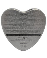 Earthly Body Suntouched Hemp Edible Candle - 4.7 Oz Heart Tin Mint Setting The Mood - Tophatter Daily Deals