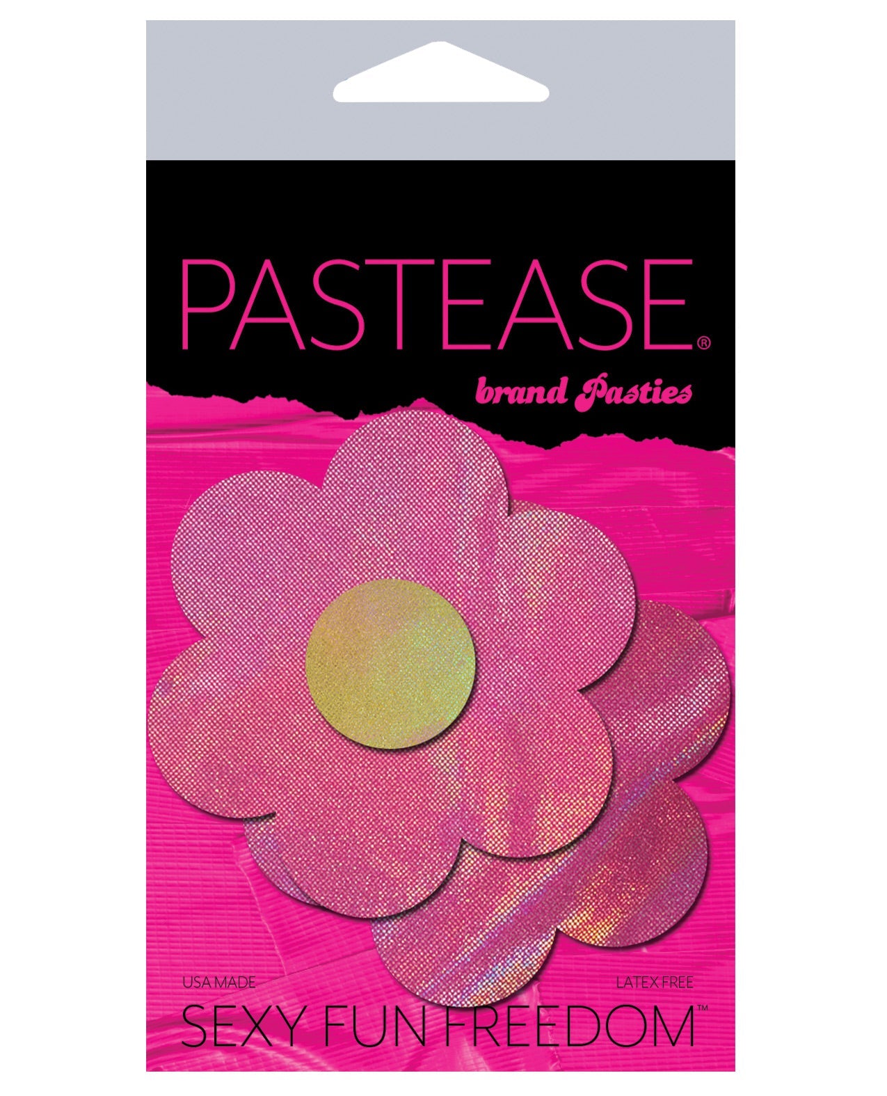 Pastease Hologram Flower - Pink-yellow O-s Default Title Undergarments - Tophatter Daily Deals