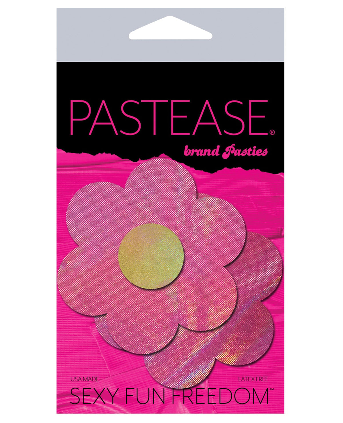 Pastease Hologram Flower - Pink-yellow O-s Default Title Undergarments - Tophatter Daily Deals