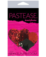 Pastease Color Changing Flip Sequins Hearts - Red-black O-s Default Title Undergarments - Tophatter Daily Deals