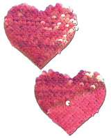Pastease Color Changing Flip Sequins Heart - Pink O-s Undergarments - Tophatter Daily Deals
