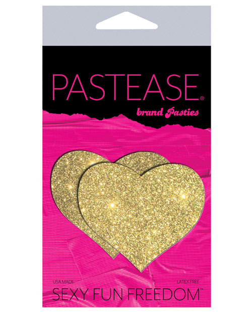 Pastease Glitter Heart - Gold O-s Default Title Undergarments - Tophatter Daily Deals