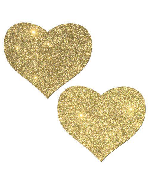 Pastease Glitter Heart - Gold O-s Undergarments - Tophatter Daily Deals