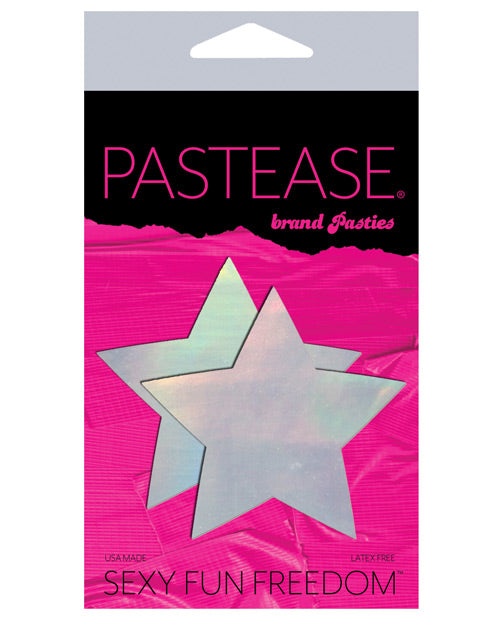 Pastease Hologram Star - Silver O-s Default Title Undergarments - Tophatter Daily Deals