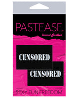 Pastease Censored Pastie - Black-white O-s Default Title Undergarments - Tophatter Daily Deals