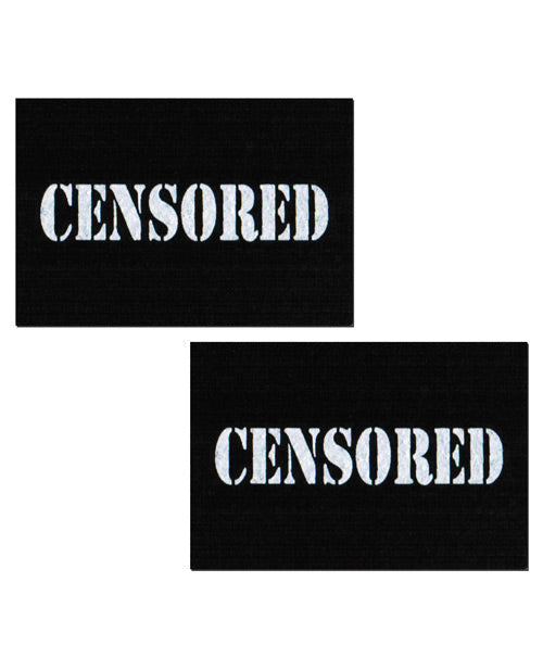 Pastease Censored Pastie - Black-white O-s Undergarments - Tophatter Daily Deals