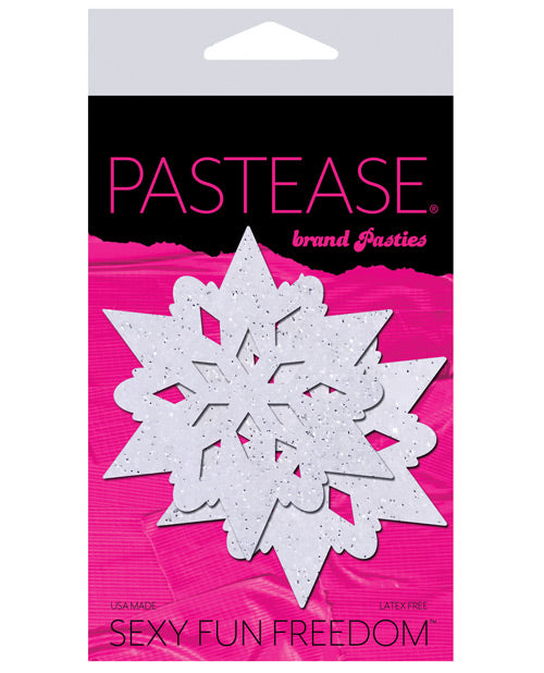 Pastease Glitter Snow Flake - White O-s Default Title Undergarments - Tophatter Daily Deals