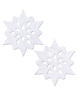 Pastease Glitter Snow Flake - White O-s Undergarments - Tophatter Daily Deals