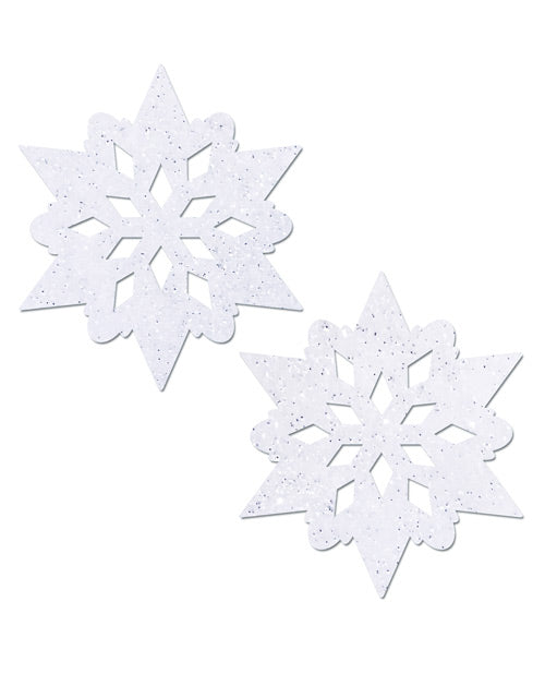 Pastease Glitter Snow Flake - White O-s Undergarments - Tophatter Daily Deals
