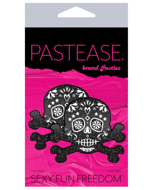 Pastease Day Of The Dead Skull - Black-white O-s Default Title Undergarments - Tophatter Daily Deals