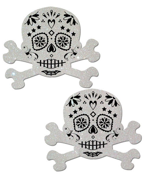 Pastease Day Of The Dead Skull - White O-s Undergarments - Tophatter Daily Deals