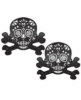 Pastease Day Of The Dead Skull - Black-white O-s Undergarments - Tophatter Daily Deals