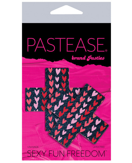 Pastease Plus W-hearts - Dark Denim O-s Default Title Undergarments - Tophatter Daily Deals
