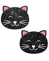 Pastease Glitter Black Cat - Black O-s Undergarments - Tophatter Daily Deals