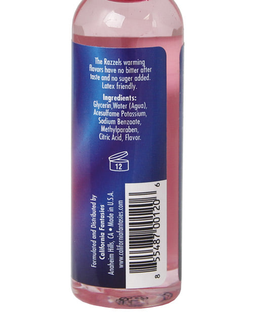 Razzels Warming Lubricant - 2 Oz Wild Watermelon Lubes - Tophatter Daily Deals