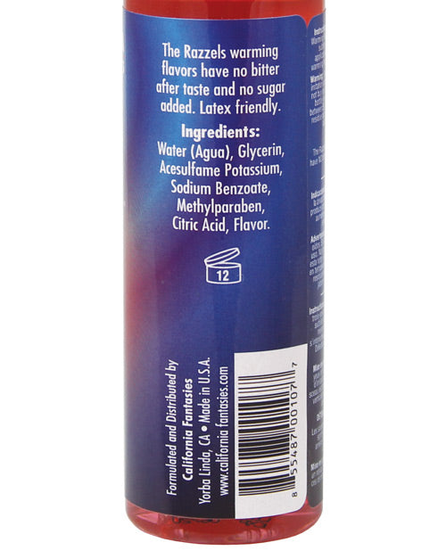 Razzels Warming Lubricant - 4 Oz Kissable Cherry Lubes - Tophatter Daily Deals