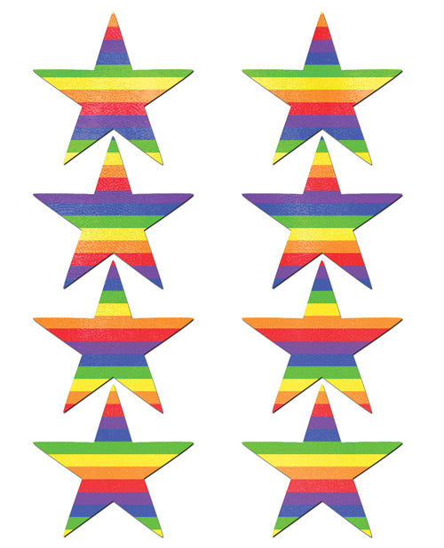 Pastease Mini Rainbow Stars - Pack Of 8 O-s Undergarments - Tophatter Daily Deals