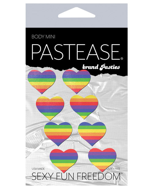 Pastease Mini Rainbow Heart - Pack Of 8 O-s Default Title Undergarments - Tophatter Daily Deals
