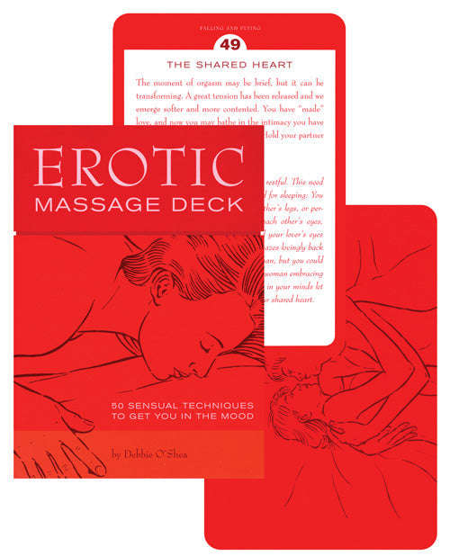Erotic Massage Deck - 50 Sensual Techniques Default Title Setting The Mood - Tophatter Daily Deals
