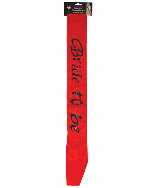 Bride To Be Flashing Sash - Red Default Title Bachelorette & Party Supplies - Tophatter Daily Deals