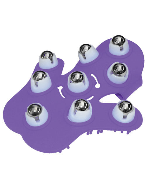 Fuzu Glove Massager - Neon Purple Magic Wands - Tophatter Daily Deals