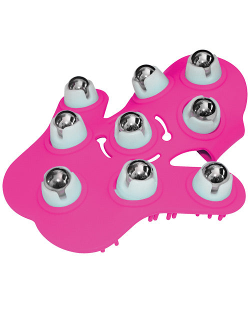 Fuzu Glove Massager - Neon Pink Magic Wands - Tophatter Daily Deals