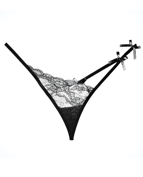 Adore Pixie Panty Black O-s All Undergarments - Tophatter Daily Deals