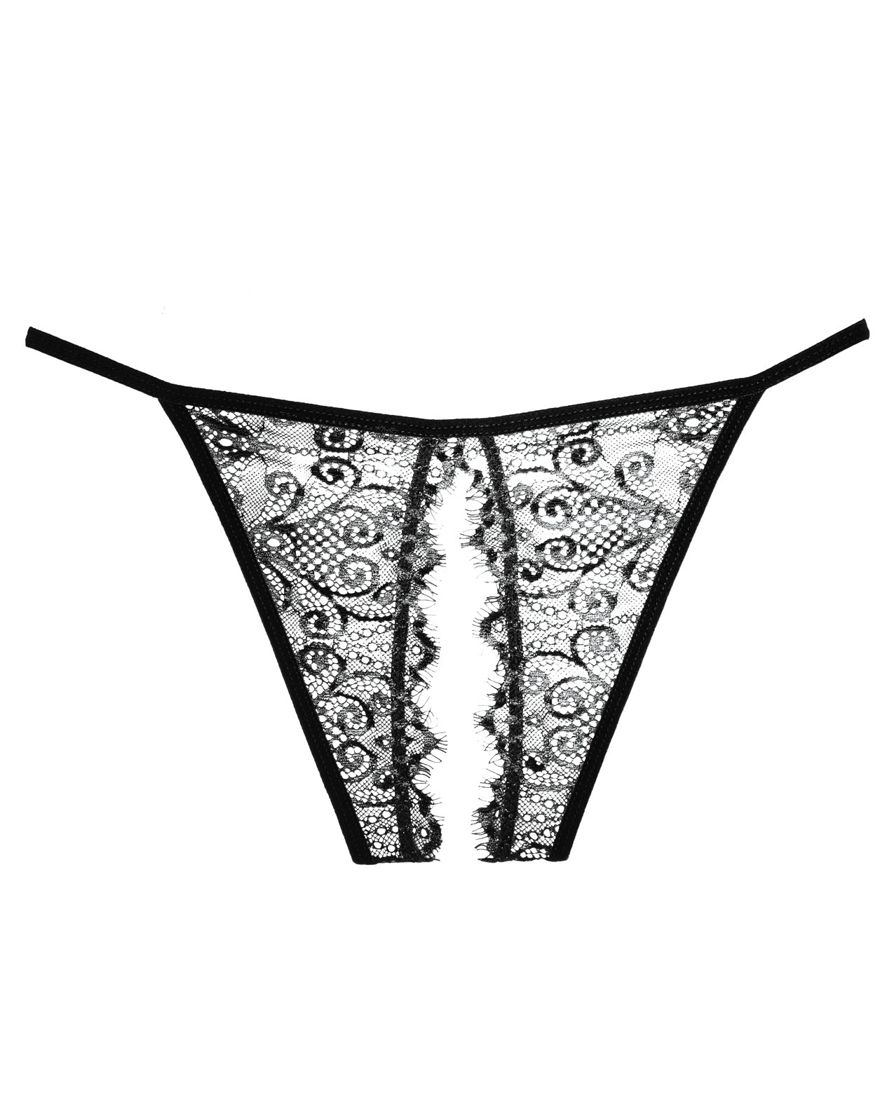 Adore Lace Enchanted Belle Panty Black O-s Undergarments - Tophatter Daily Deals