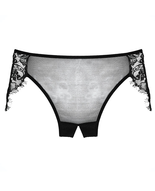 Adore Lavish & Lace Crotchless Panty Black O-s All Undergarments - Tophatter Daily Deals