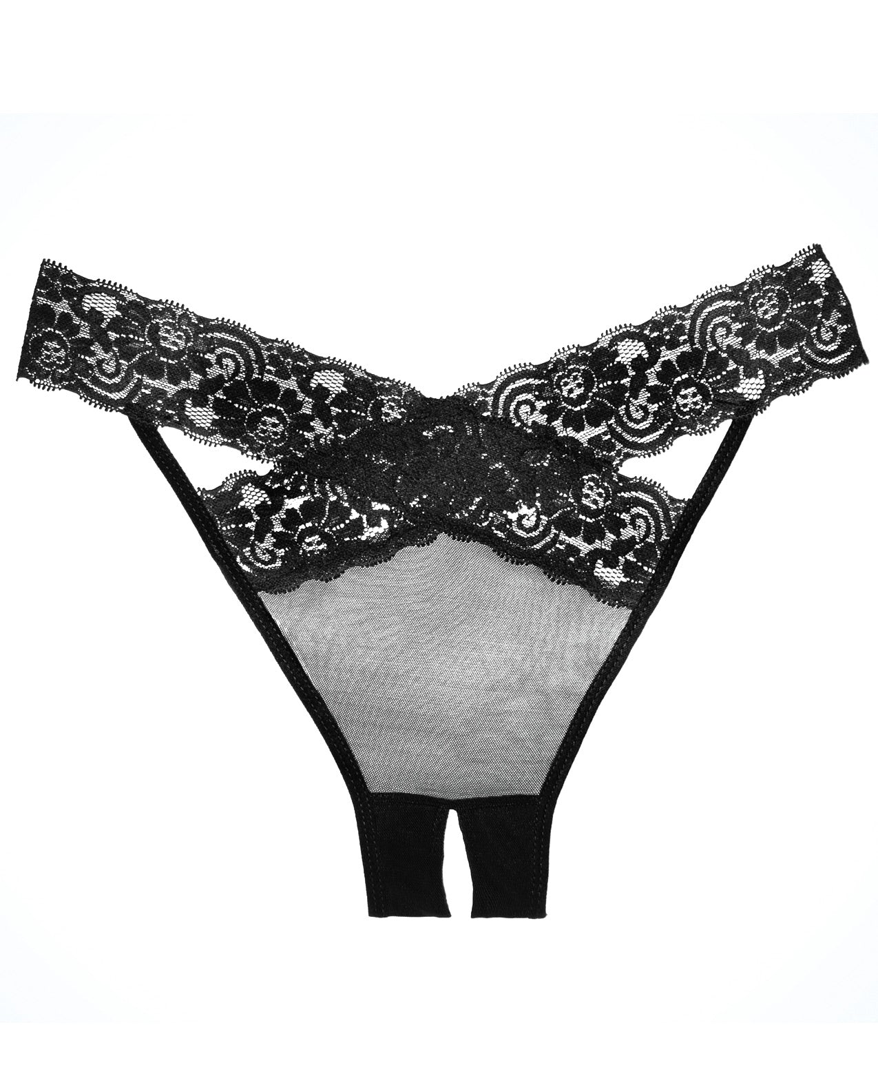 Adore Sheer & Lace Desire Panty Black O-s Undergarments - Tophatter Daily Deals