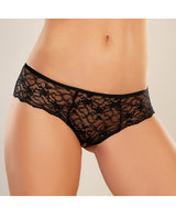 Adore Sweetheart Panty Black O-s Default Title All Undergarments - Tophatter Daily Deals