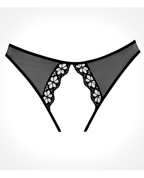 Adore Mirabelle Plum Panty Black O-s All Undergarments - Tophatter Daily Deals